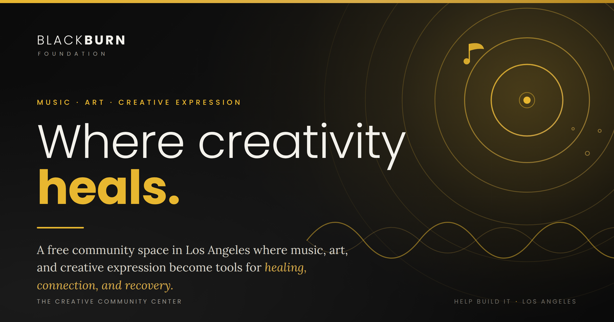 Campaign cover for The Blackburn Foundation Creative Community Center