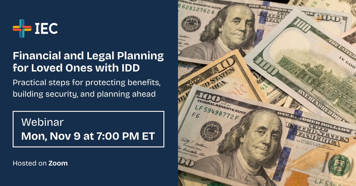 Campaign cover image for Financial and Legal Planning for Loved Ones with IDD