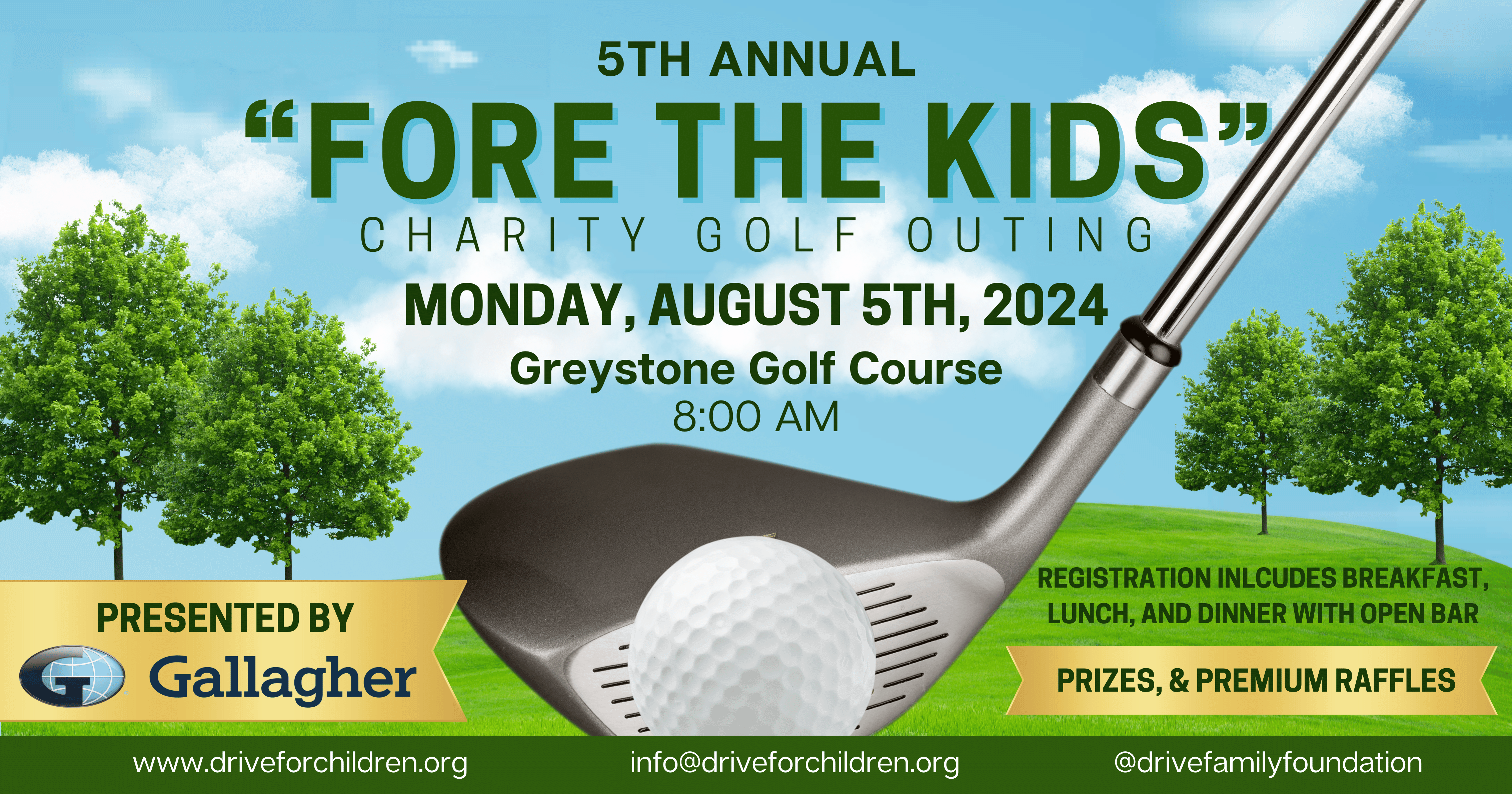Campaign cover image for 5th Annual Charity Golf Outing