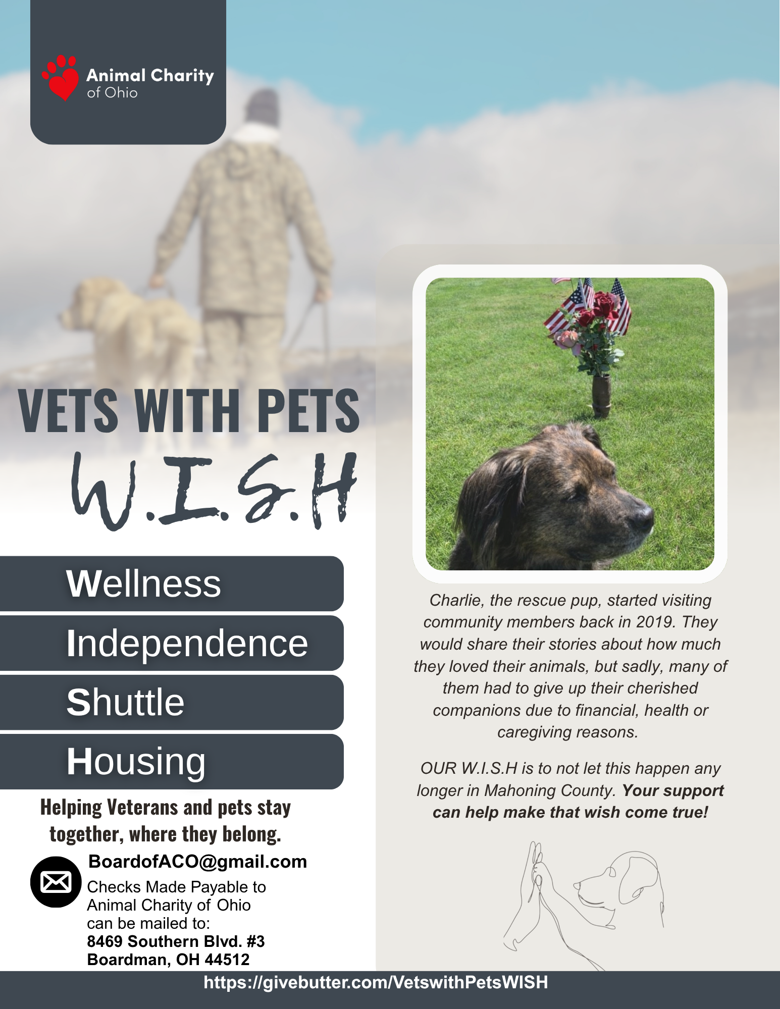 Campaign cover image for Vets with Pets W.I.S.H. Program