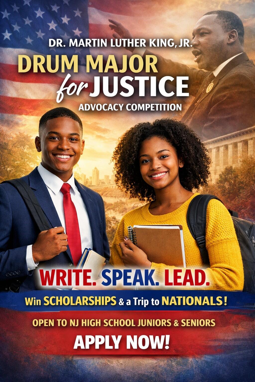 Campaign cover image for GSBA MLK Drum Major for Justice Essay & Oratory Contest