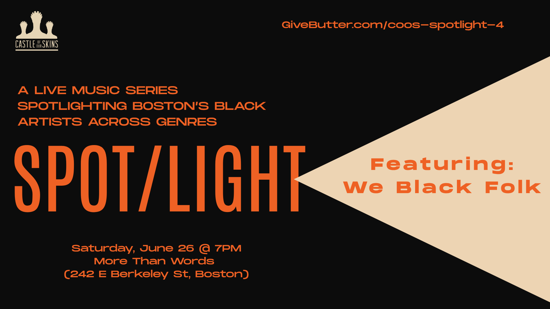 Campaign cover image for SPOT/LIGHT - We Black Folk