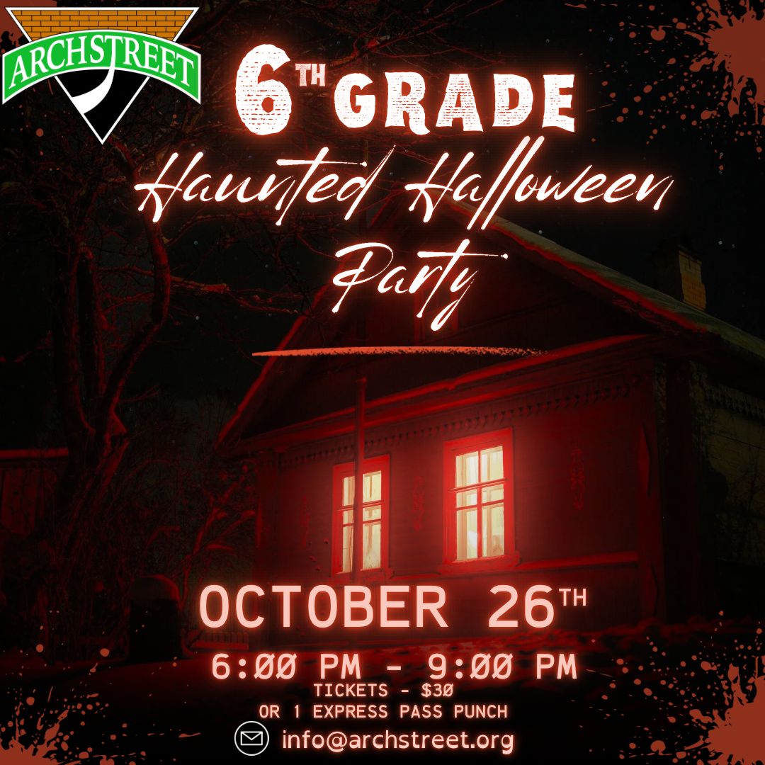 Campaign cover image for 6th Grade Haunted Halloween Party