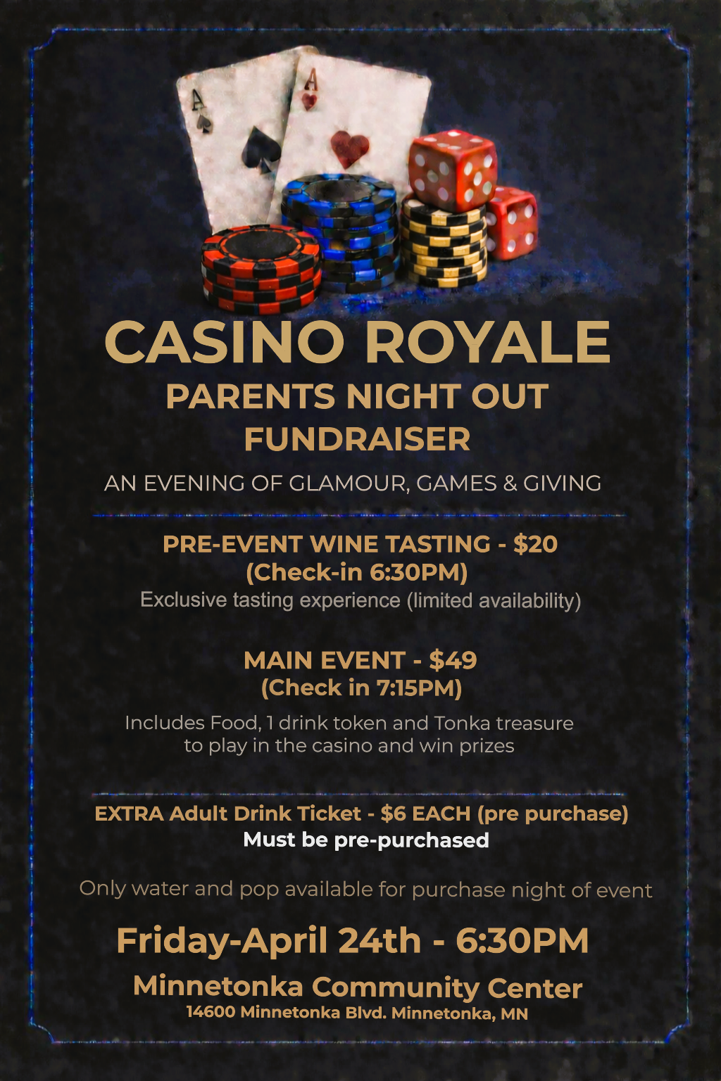 Campaign cover image for Casino Royale Parents Night Out