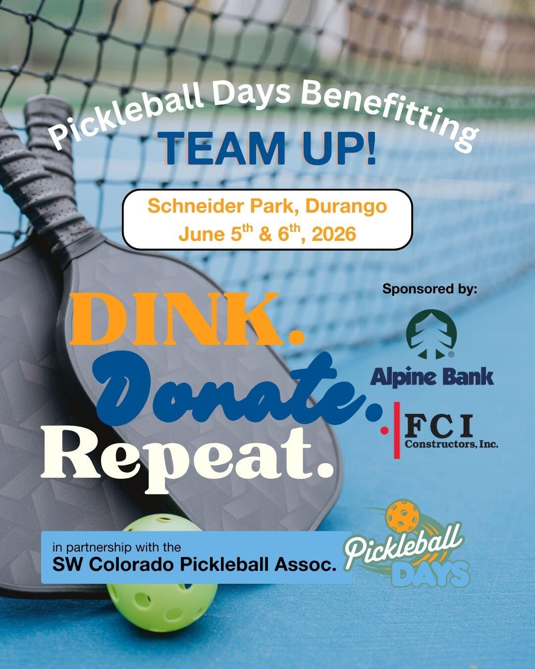 Campaign cover image for 2026 Team Up Pickleball Day + Silent Auction