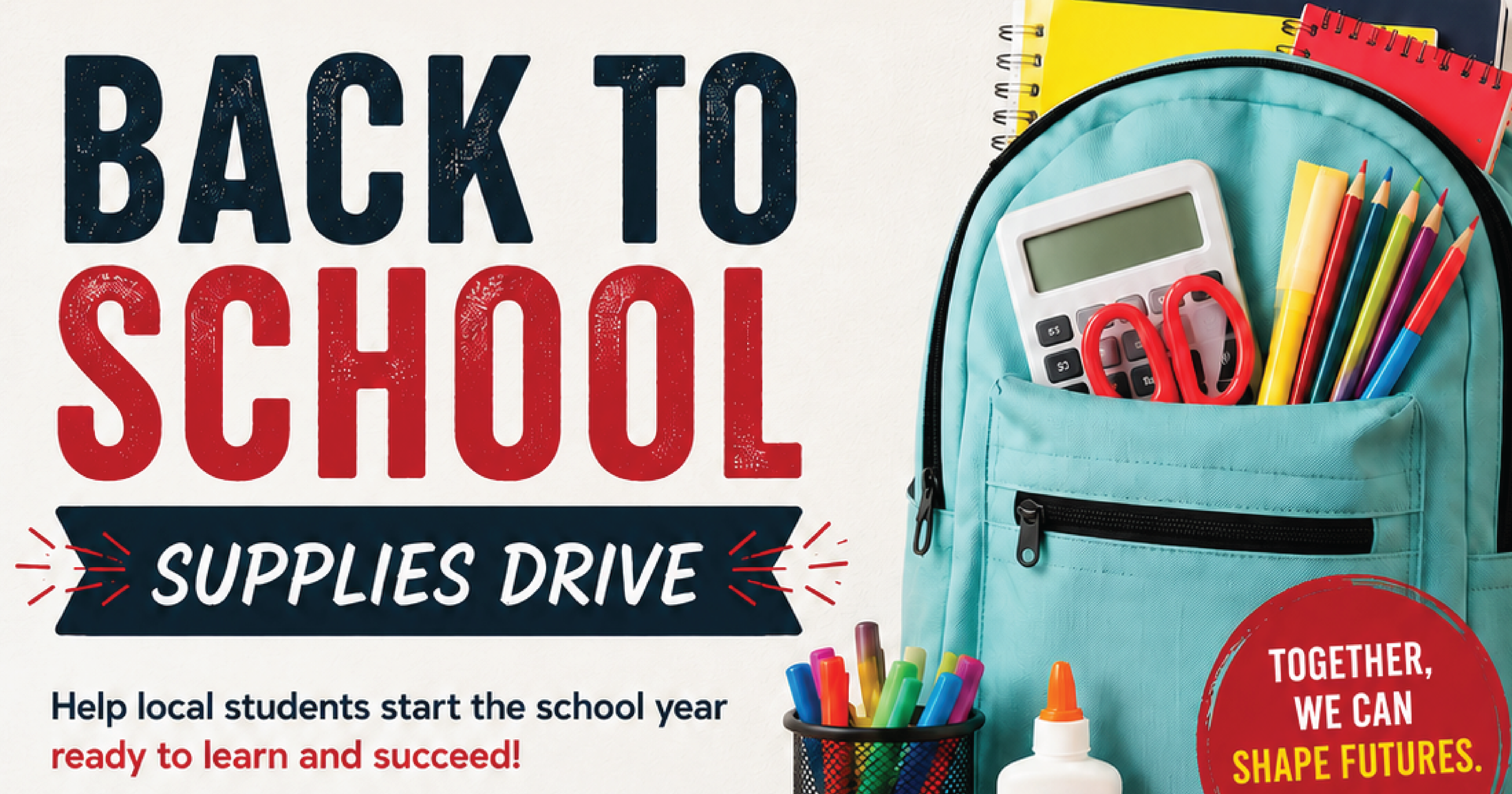 Campaign cover image for 2026 Back to School Supplies Drive