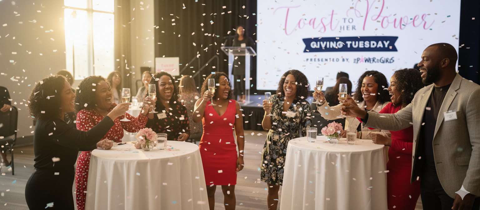 Power Tuesday A Toast to Her Power: Giving Tuesday presented by The Power of Girls ...