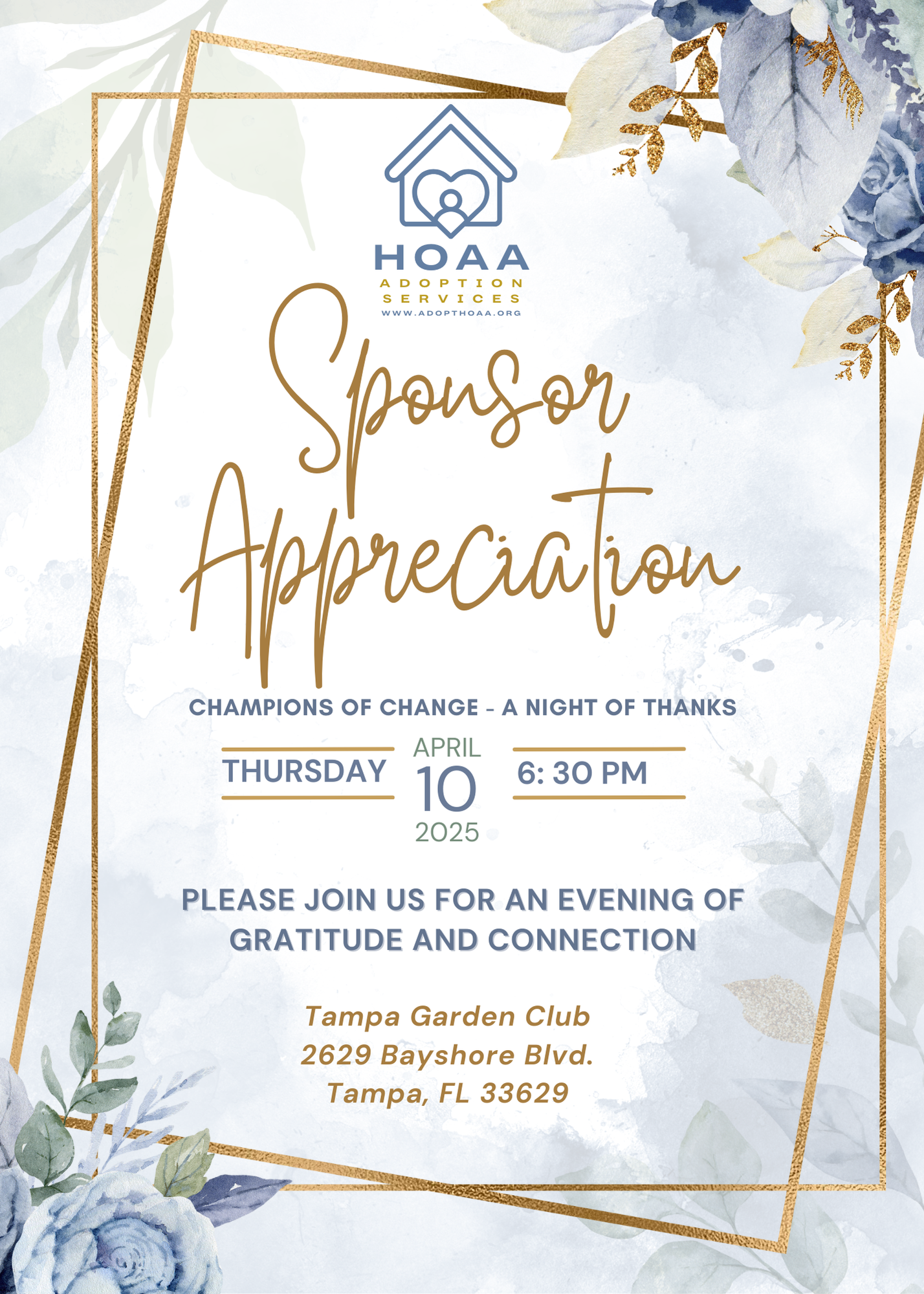 Campaign cover image for 2025 Sponsor Appreciation Event