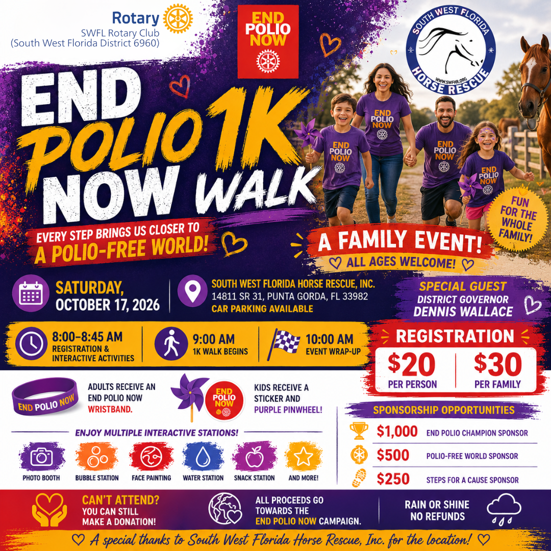 Campaign cover image for END POLIO NOW 1K WALK