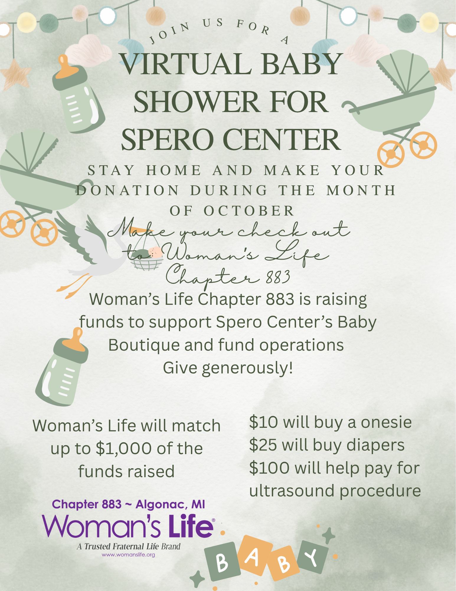 Campaign cover image for Spero Virtual Baby Shower