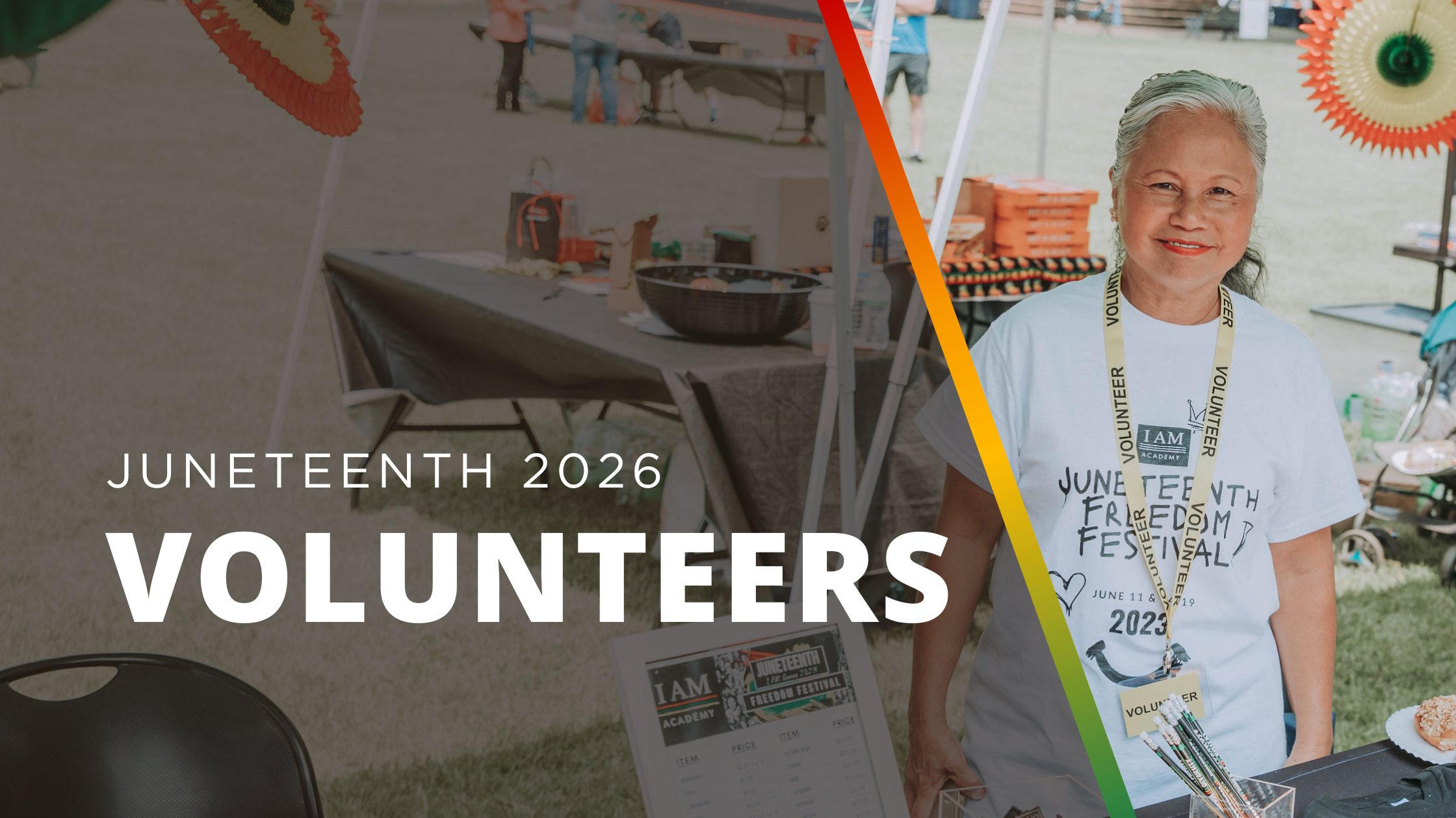 Campaign cover image for Juneteenth Freedom Festival 2026 Volunteers