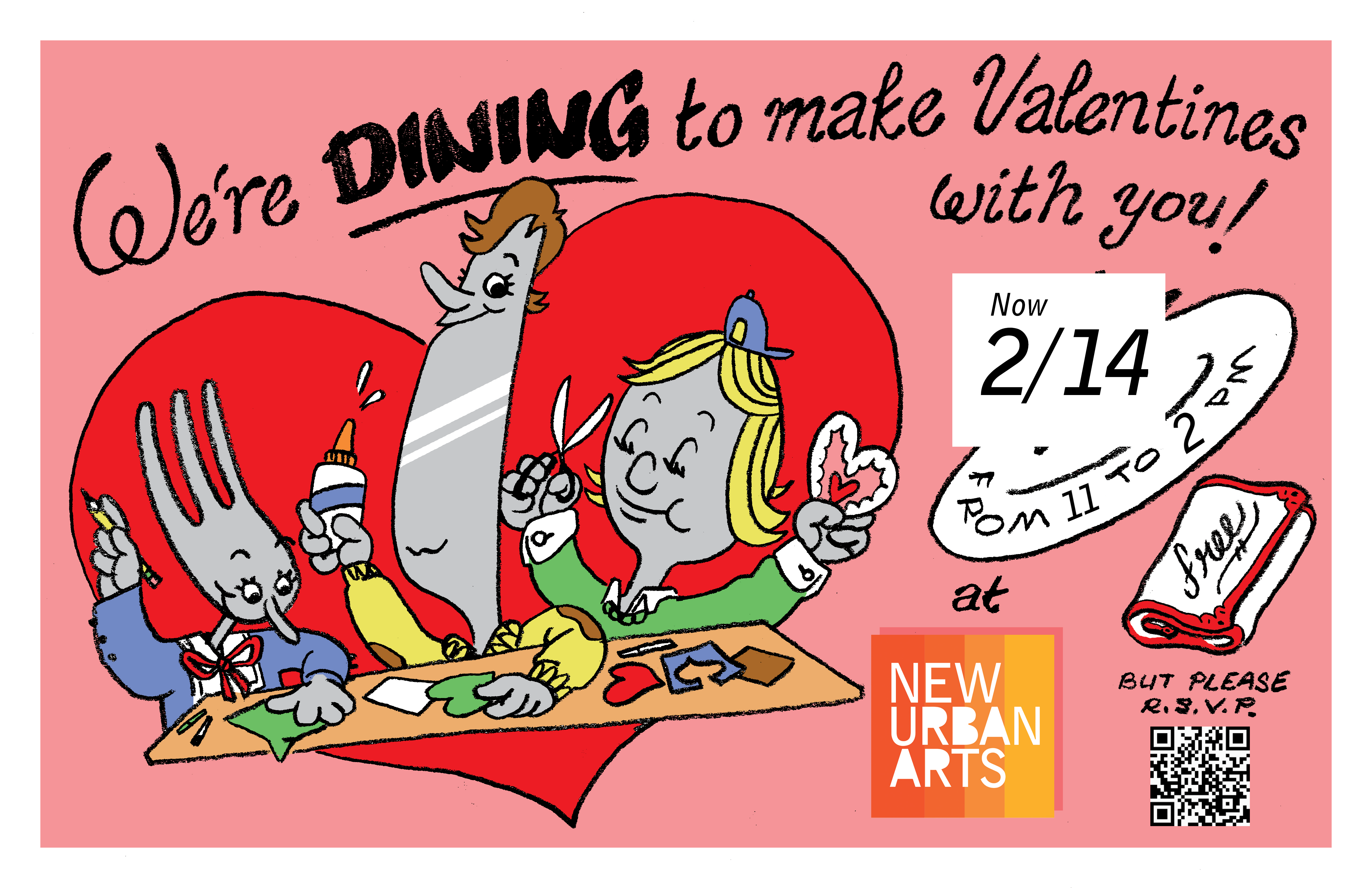 Campaign cover image for DIY Valentine’s at New Urban Arts – February 14, 2026