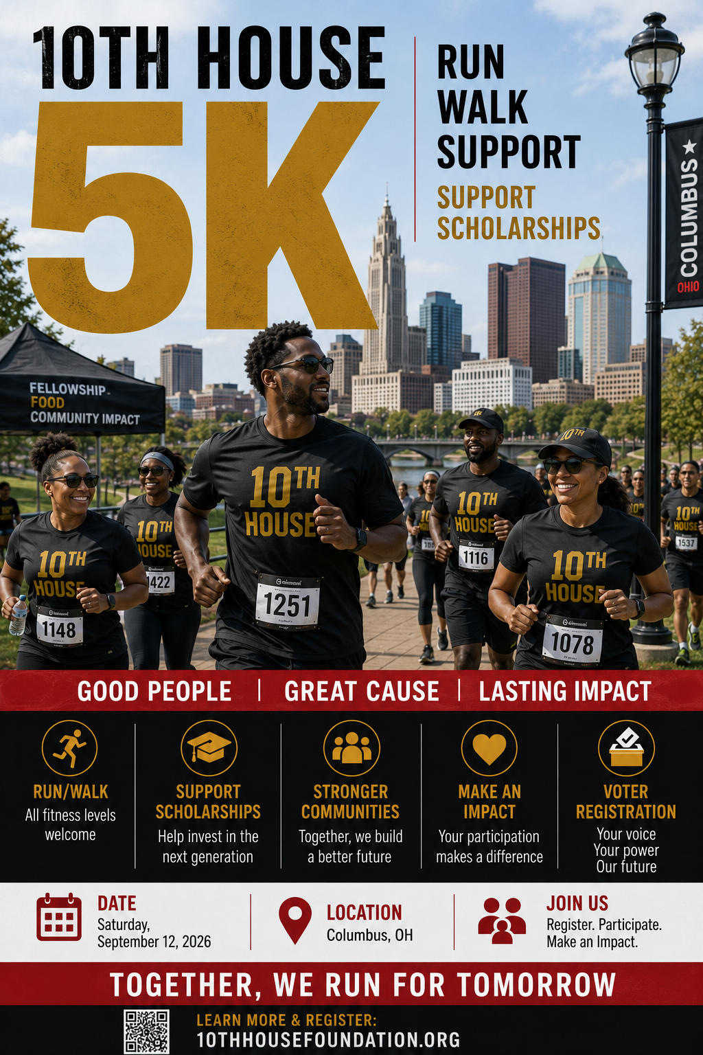 Campaign cover image for 10th House Inaugural Charity 5K
