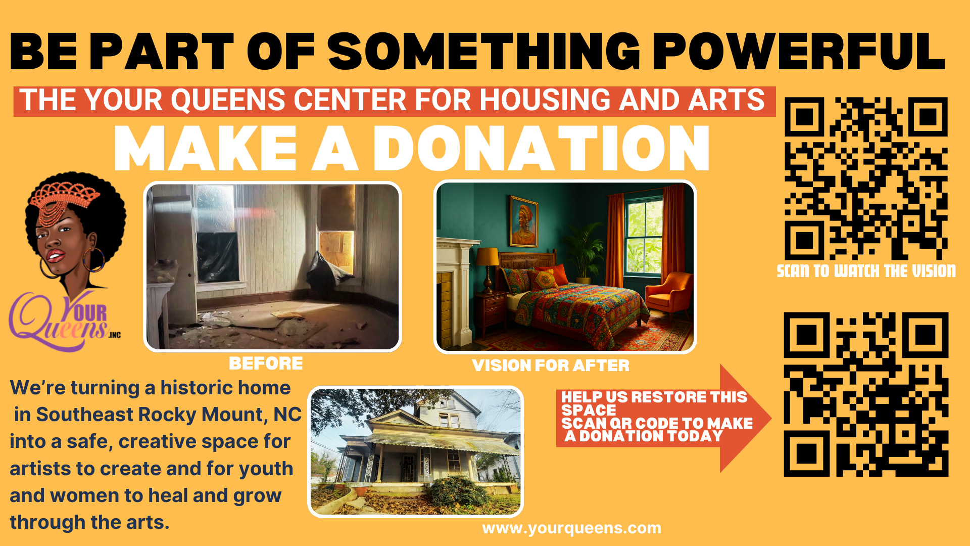 Campaign cover image for Building the Your Queens Center for Housing & Arts