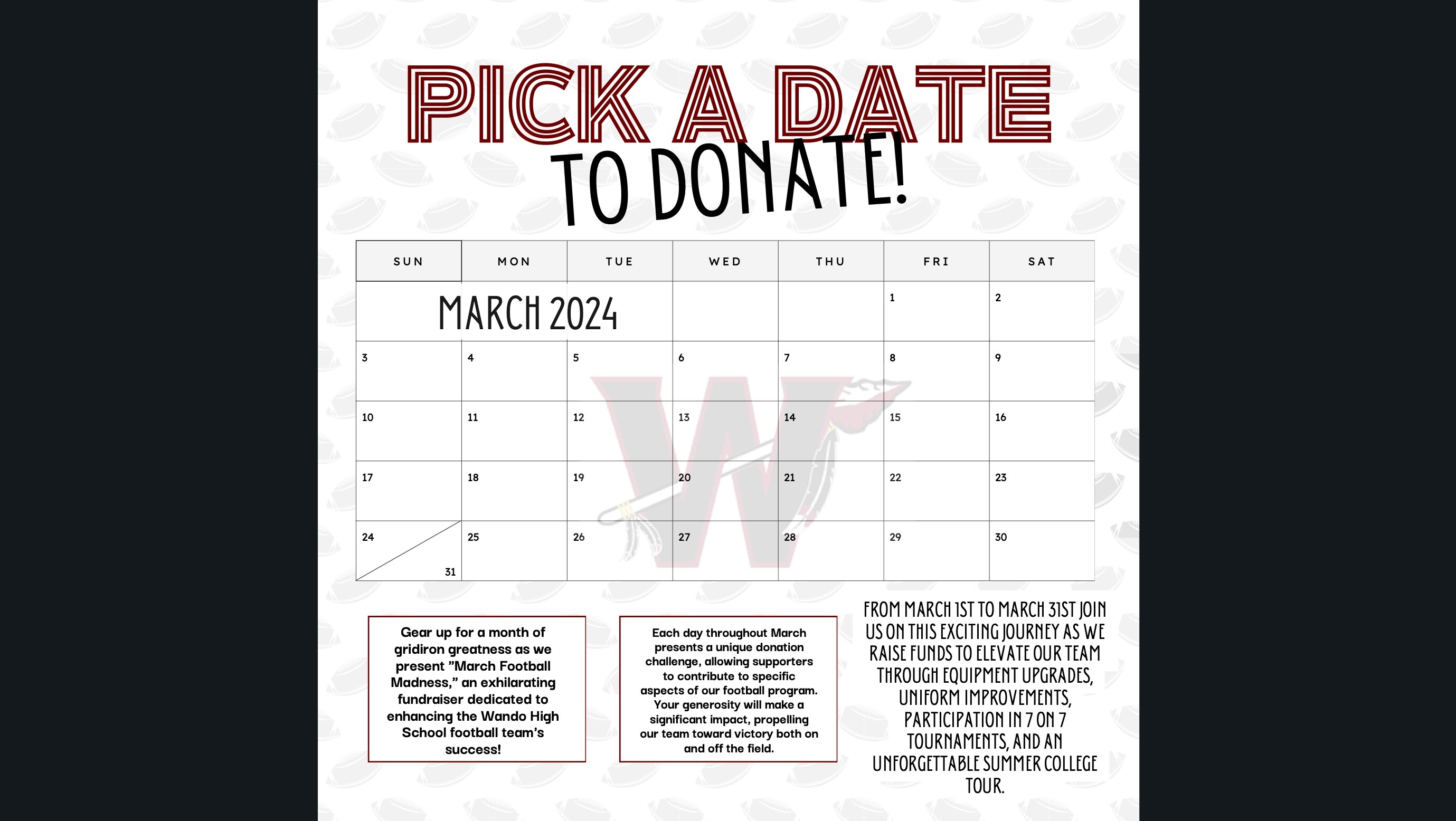 Campaign cover image for March Football Madness