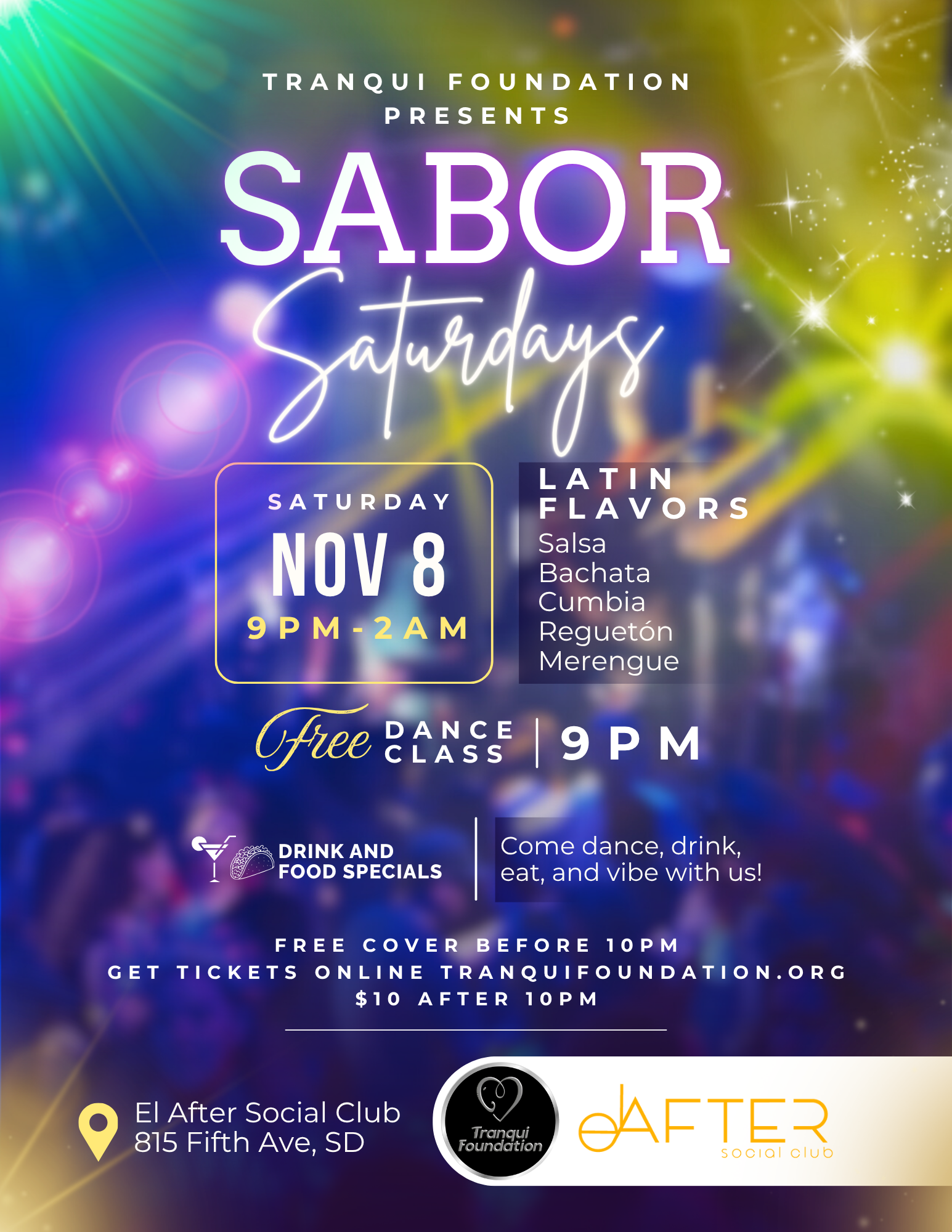 Campaign cover image for Sabor Saturdays 11/8