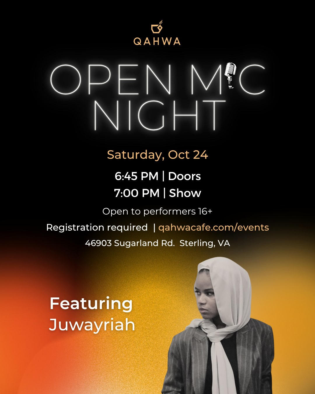 Campaign cover image for Open Mic Night