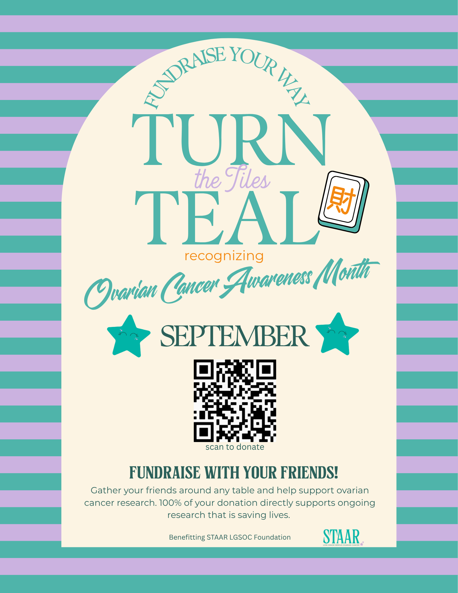 Campaign cover image for Turn the Tiles Teal Across America