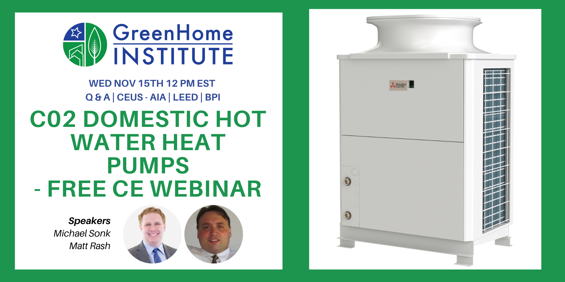 Curated visual reference: Visual Reference: All About C02 Domestic Hot Water Heat Pumps