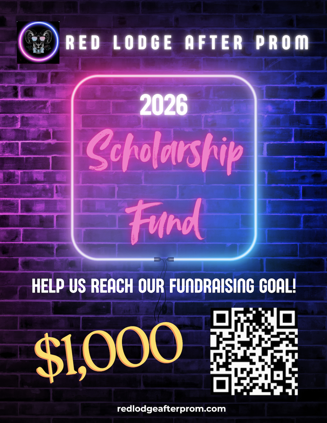 Campaign cover image for 2026 Red Lodge After Prom Scholarship Campaign