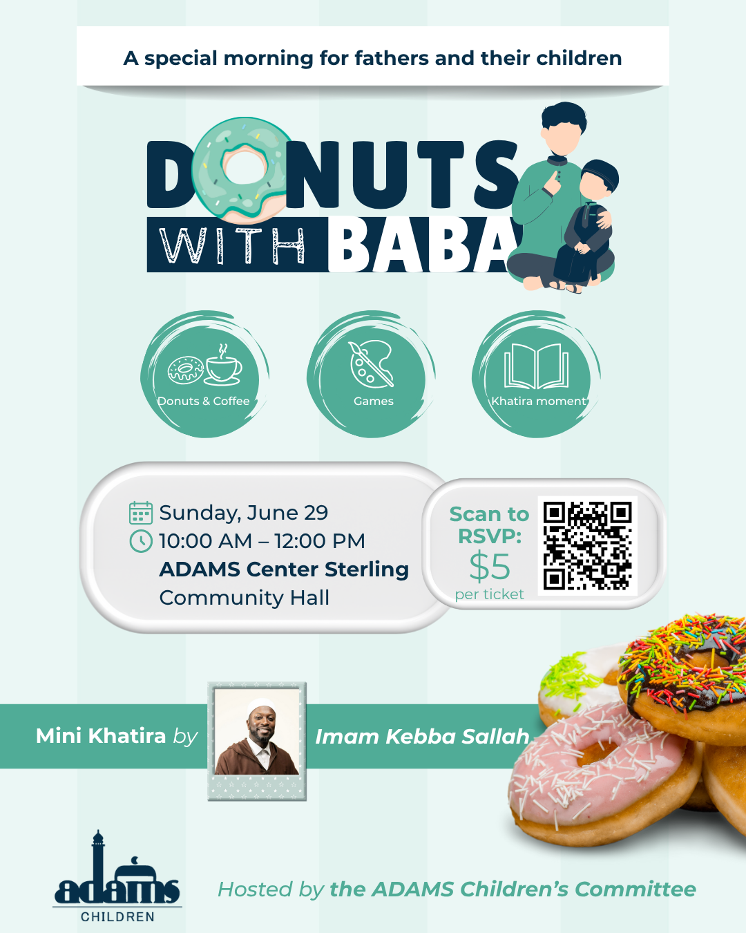 Campaign cover image for Donuts with Baba