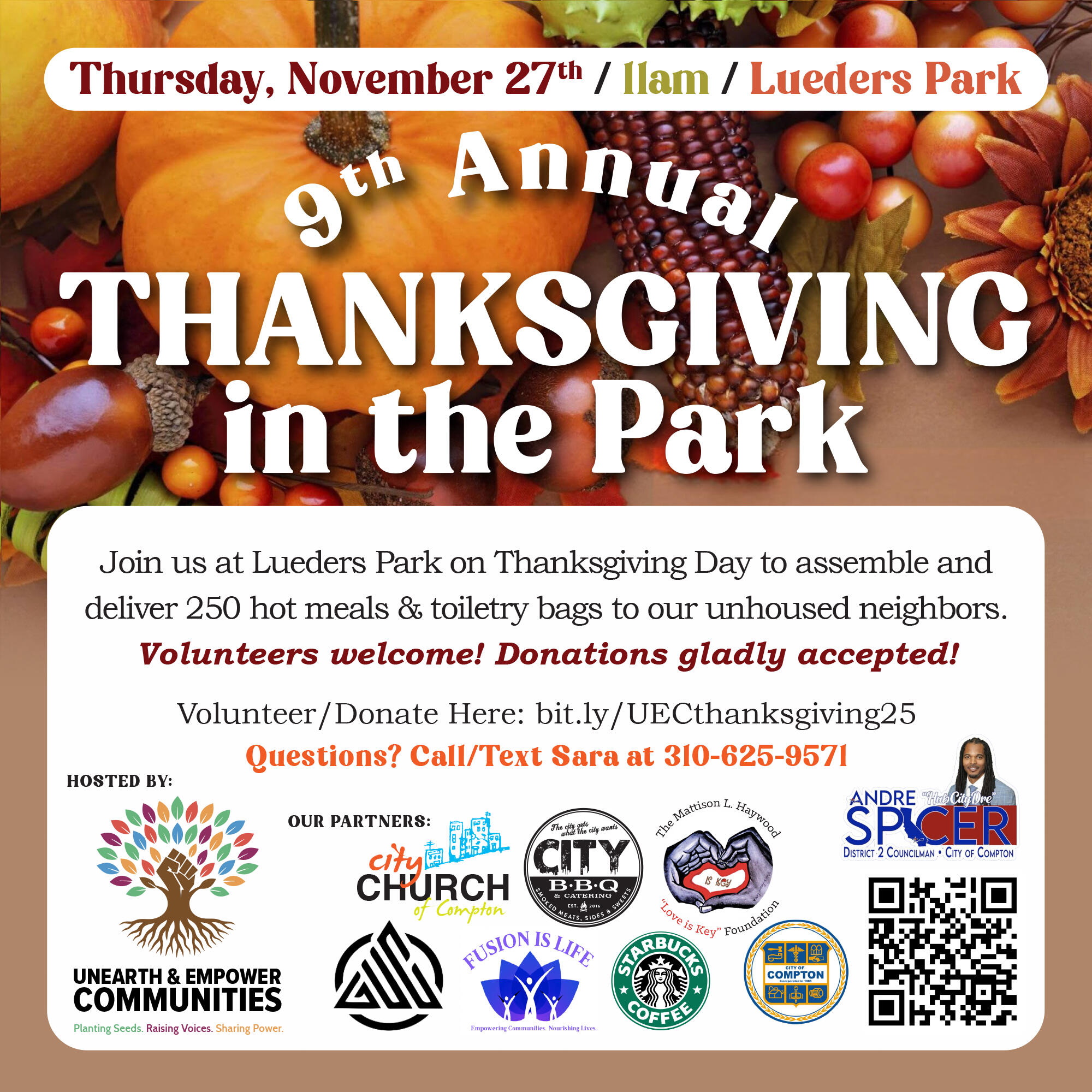 Campaign cover image for Thanksgiving in the Park 2025