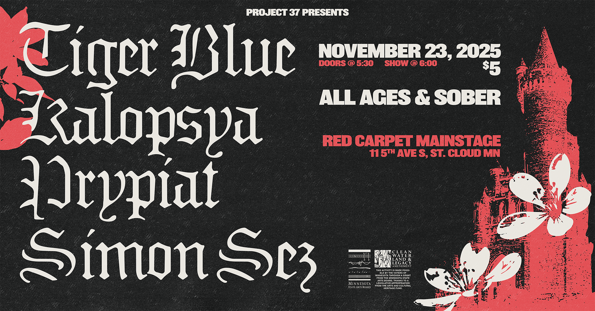 Campaign cover image for TIGER BLUE // KALOPSYA // PRYPIAT // SIMON SEZ