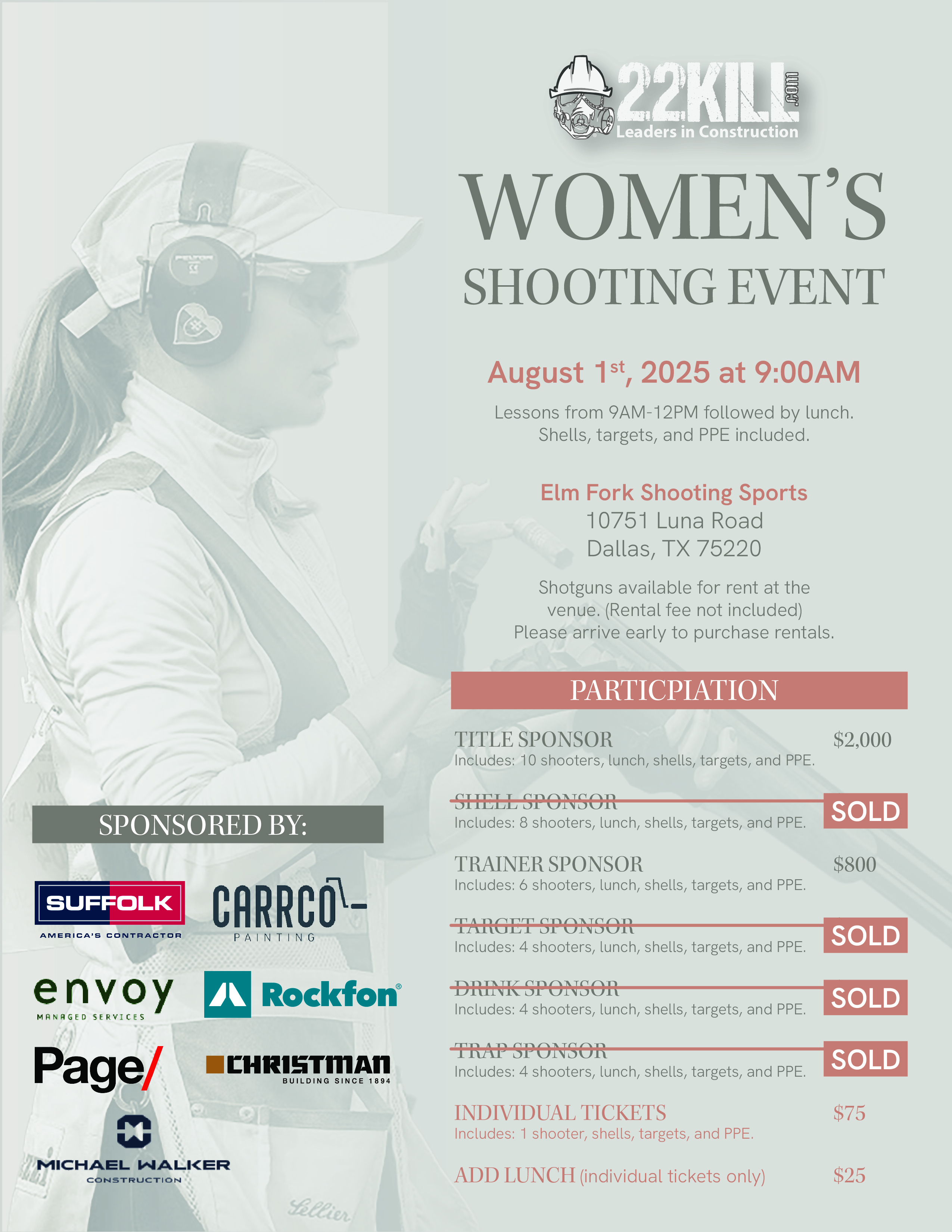 Campaign cover image for 2025 LIC Women's Shooting Event