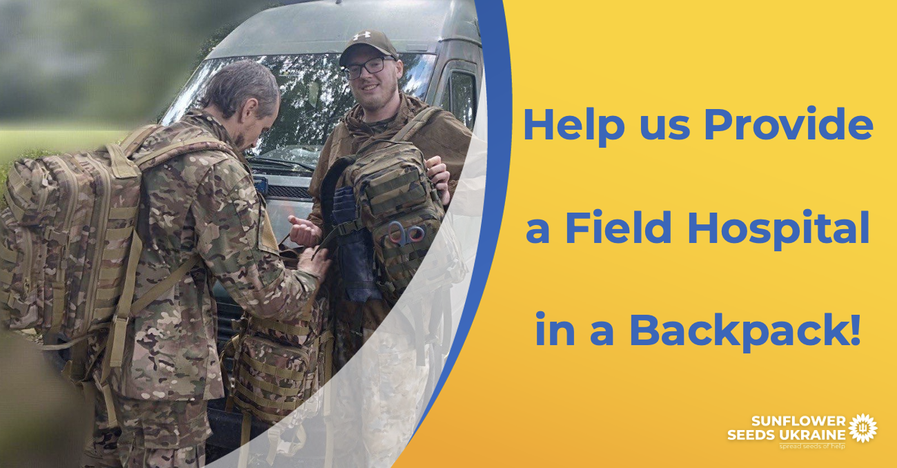 Campaign cover image for Provide a Field Hospital in a Backpack!
