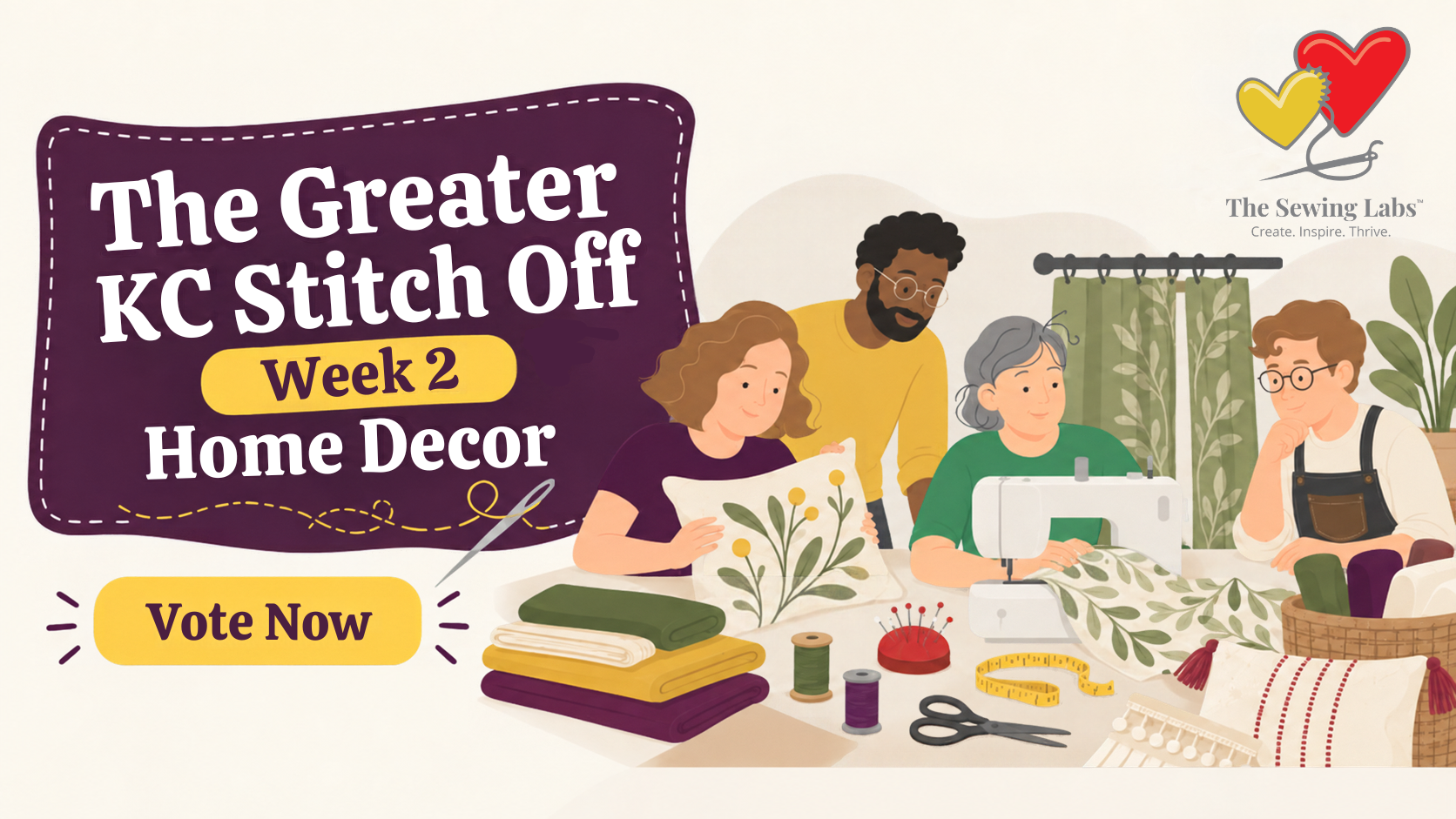 Campaign cover image for The Sewing Labs Presents The Greater KC Stitch Off