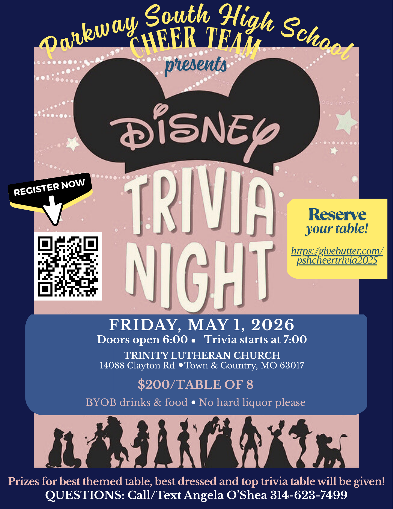 Campaign cover image for 2026 Parkway Cheer Trivia Night