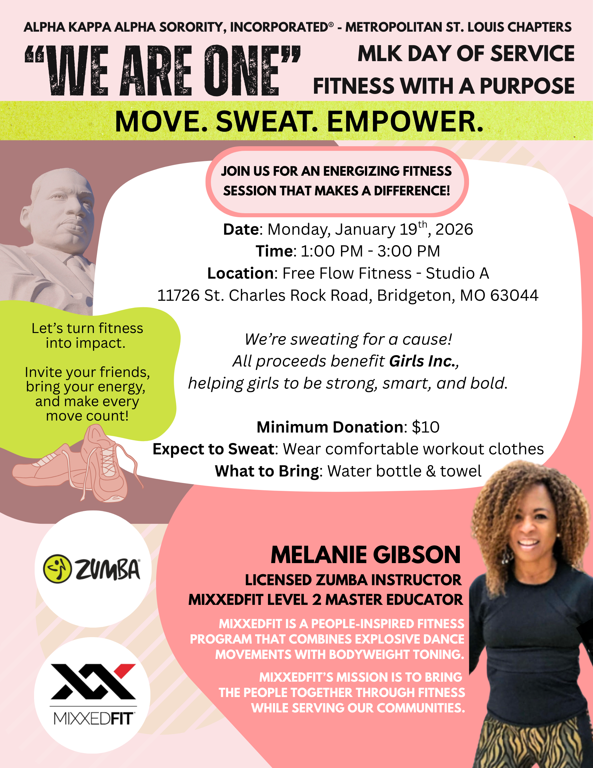 Campaign cover image for "We Are One" MLK Day of Service: Fitness With A Purpose