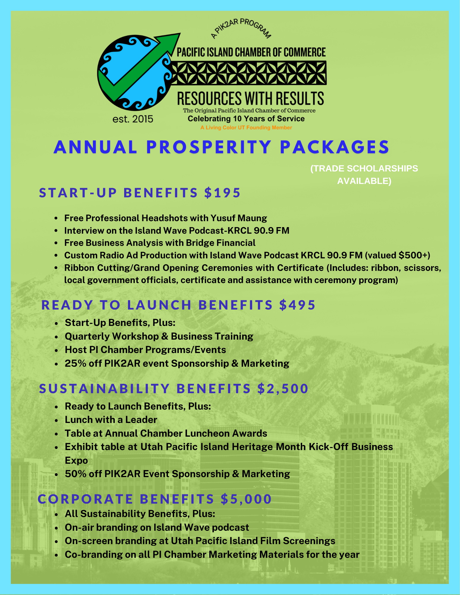 Campaign cover for Pacific Island Chamber of Commerce Memberships