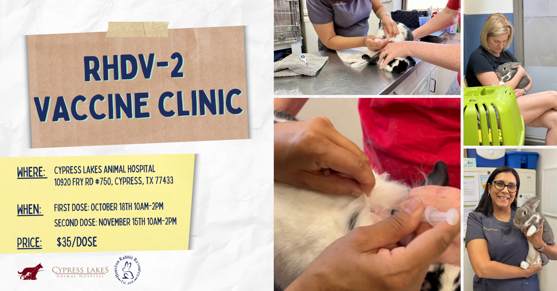 Campaign cover image for RHDV-2 Clinic 2025