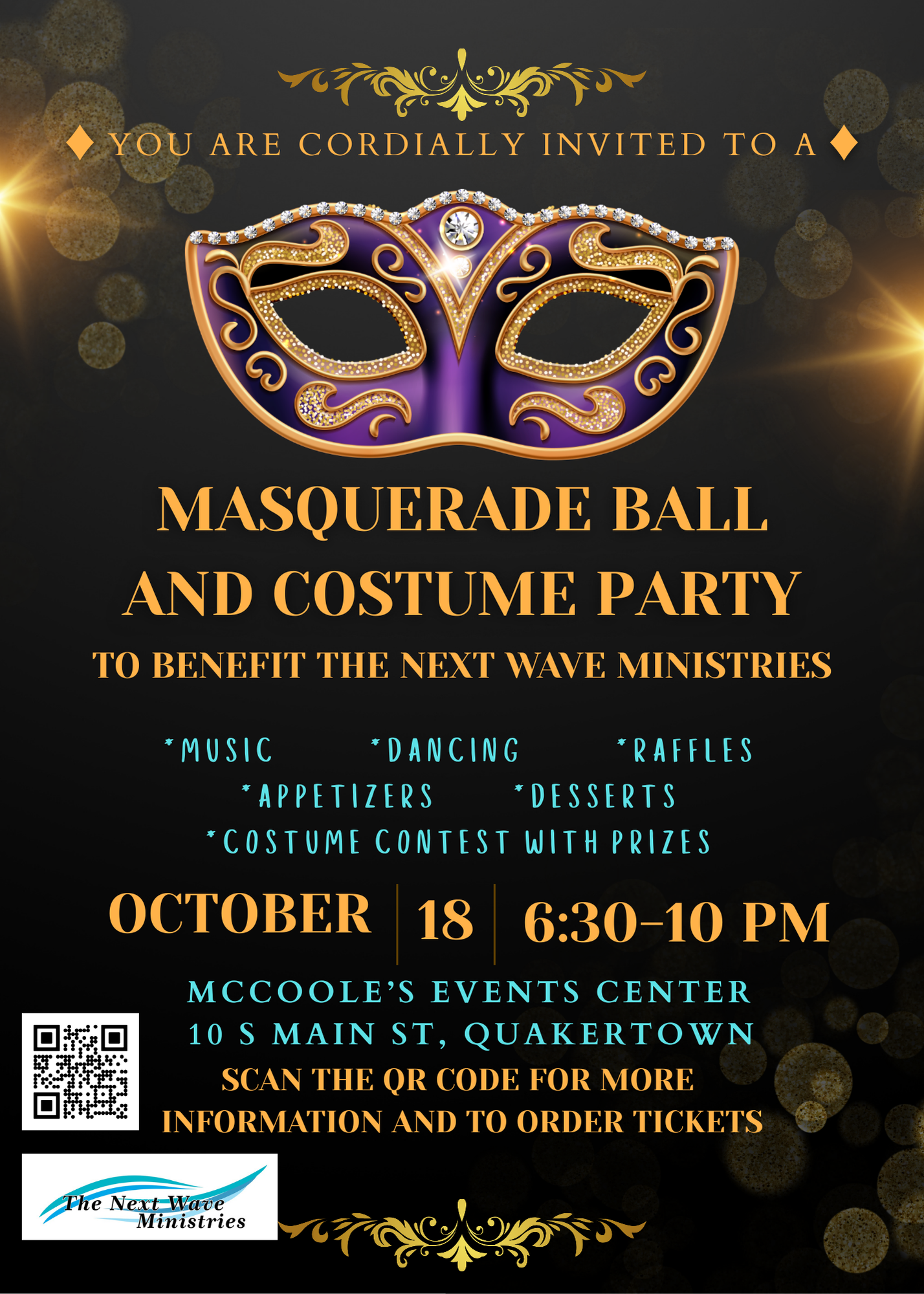 Campaign cover image for Masquerade Ball and Costume Party