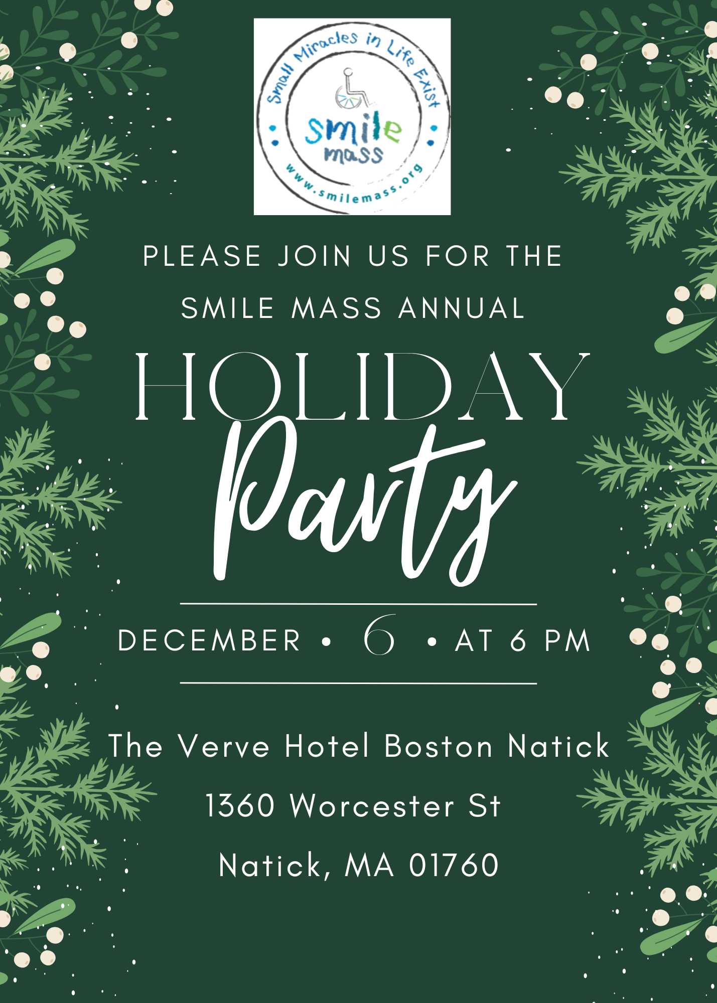 Campaign cover image for SMILE Mass Holiday Party