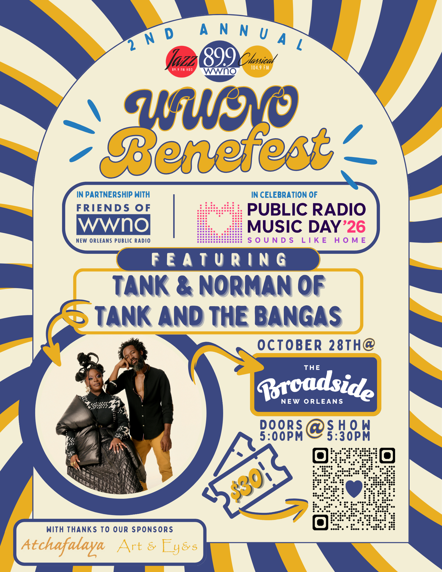 Campaign cover image for WWNO Benefest