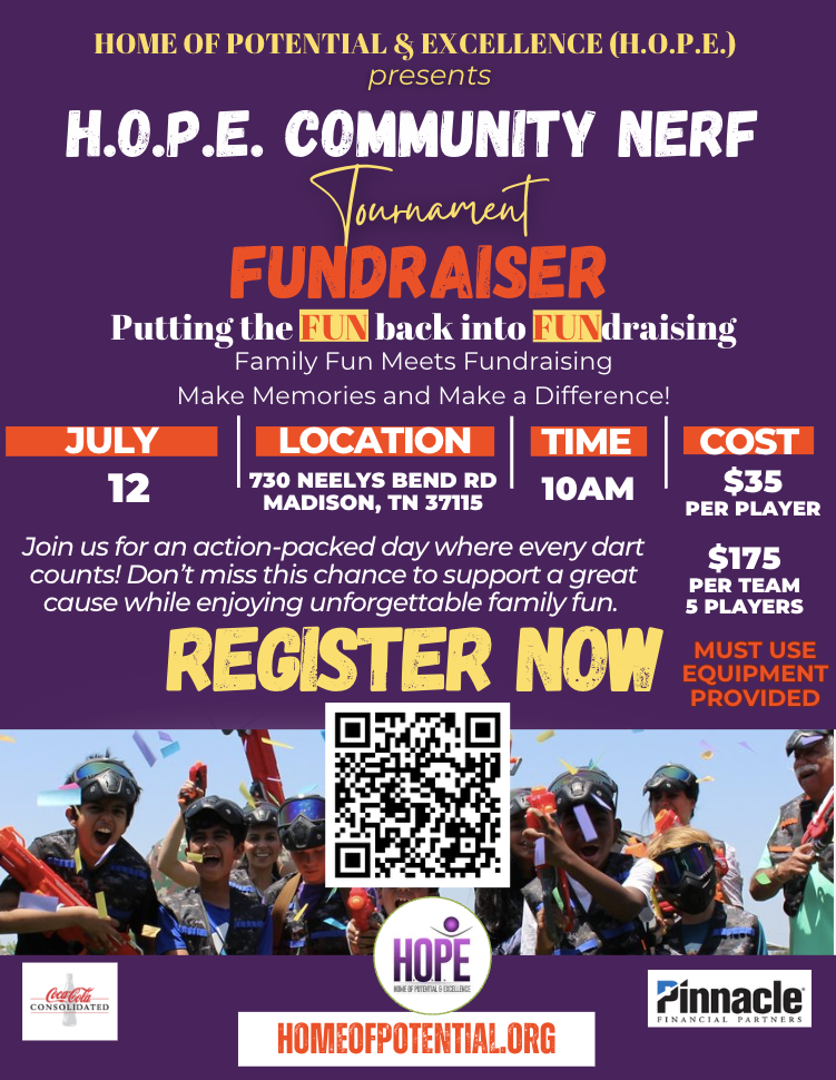Campaign cover image for H.O.P.E. Nerf Tournament Fundraiser