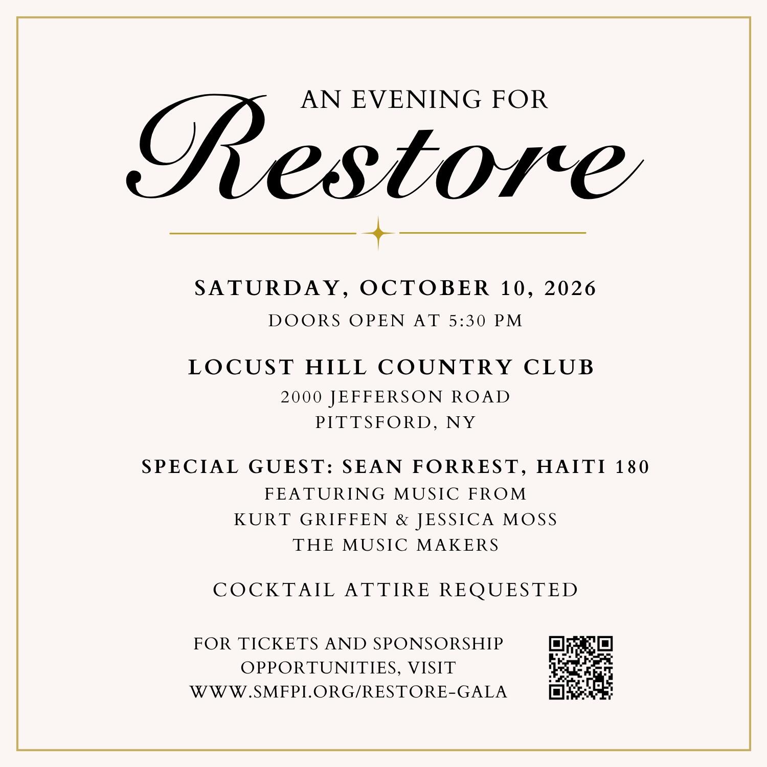 Campaign cover image for An Evening for Restore - 2026