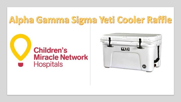Campaign cover image for Alpha Gamma Sigma Yeti Cooler Raffle