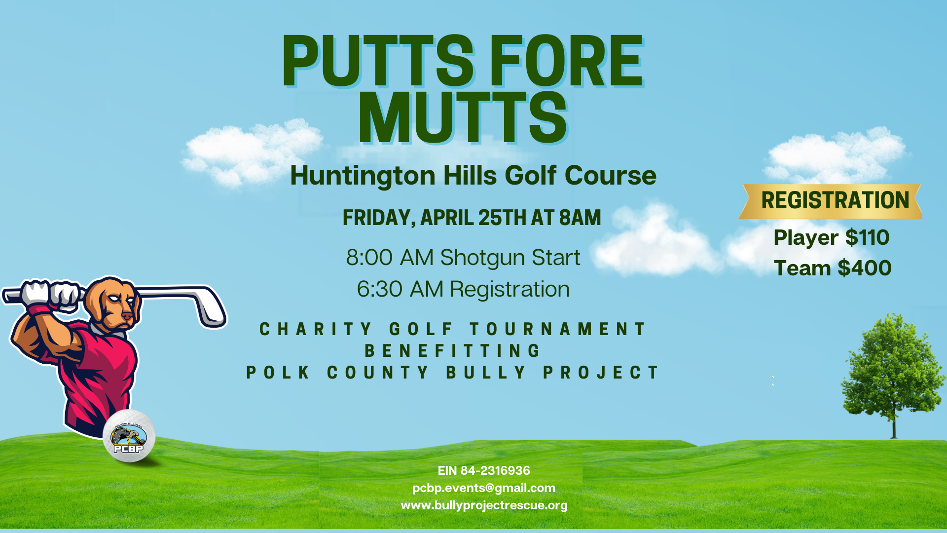 Campaign cover image for 2nd Annual Putts Fore Mutts Online Auction