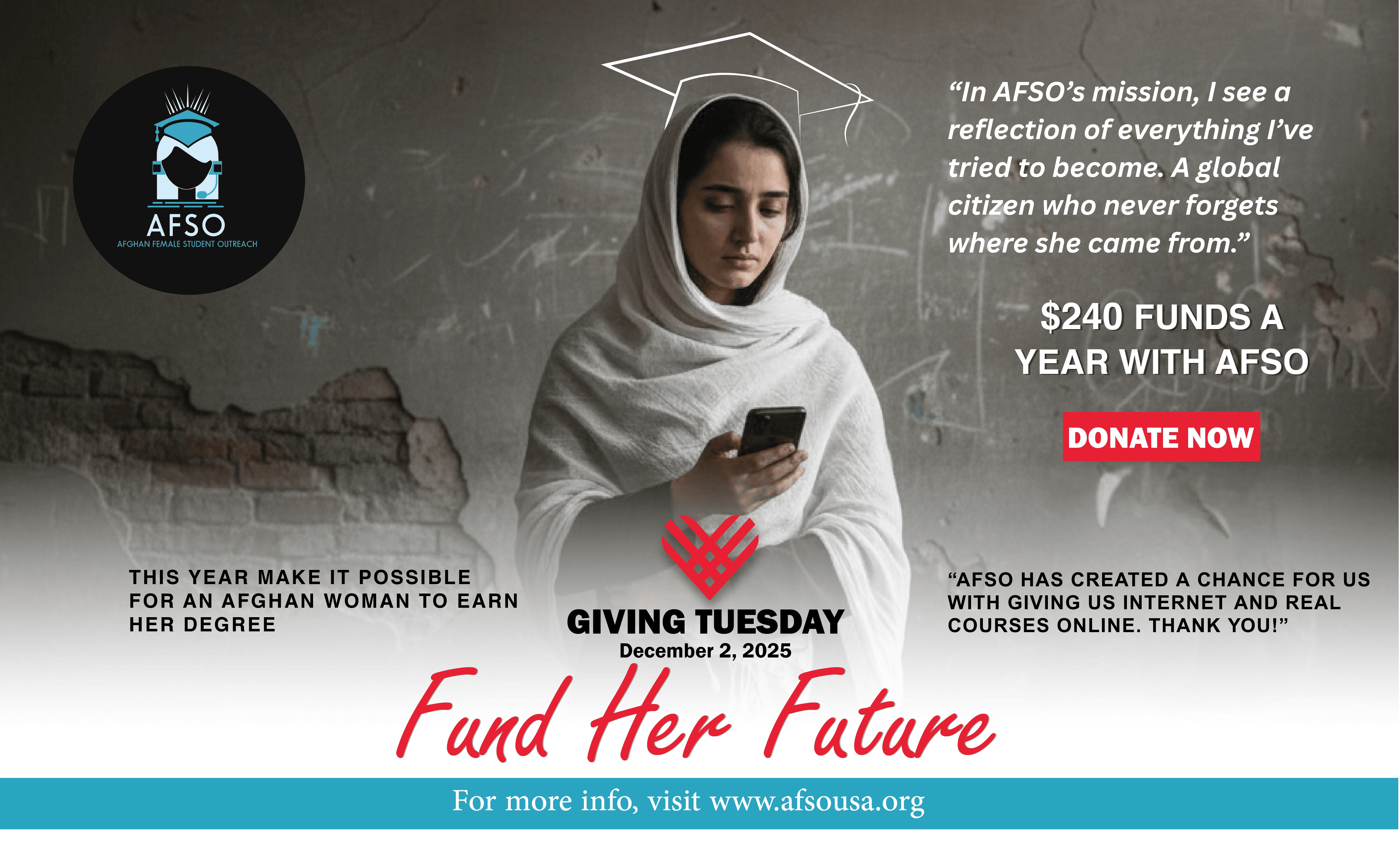Campaign cover image for Fund Her Future