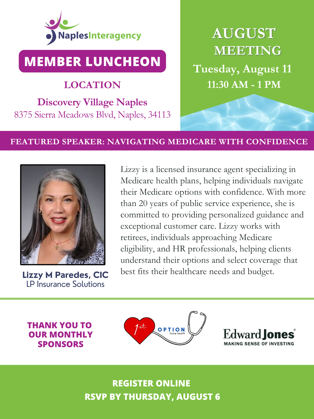 Campaign cover image for August Member Luncheon