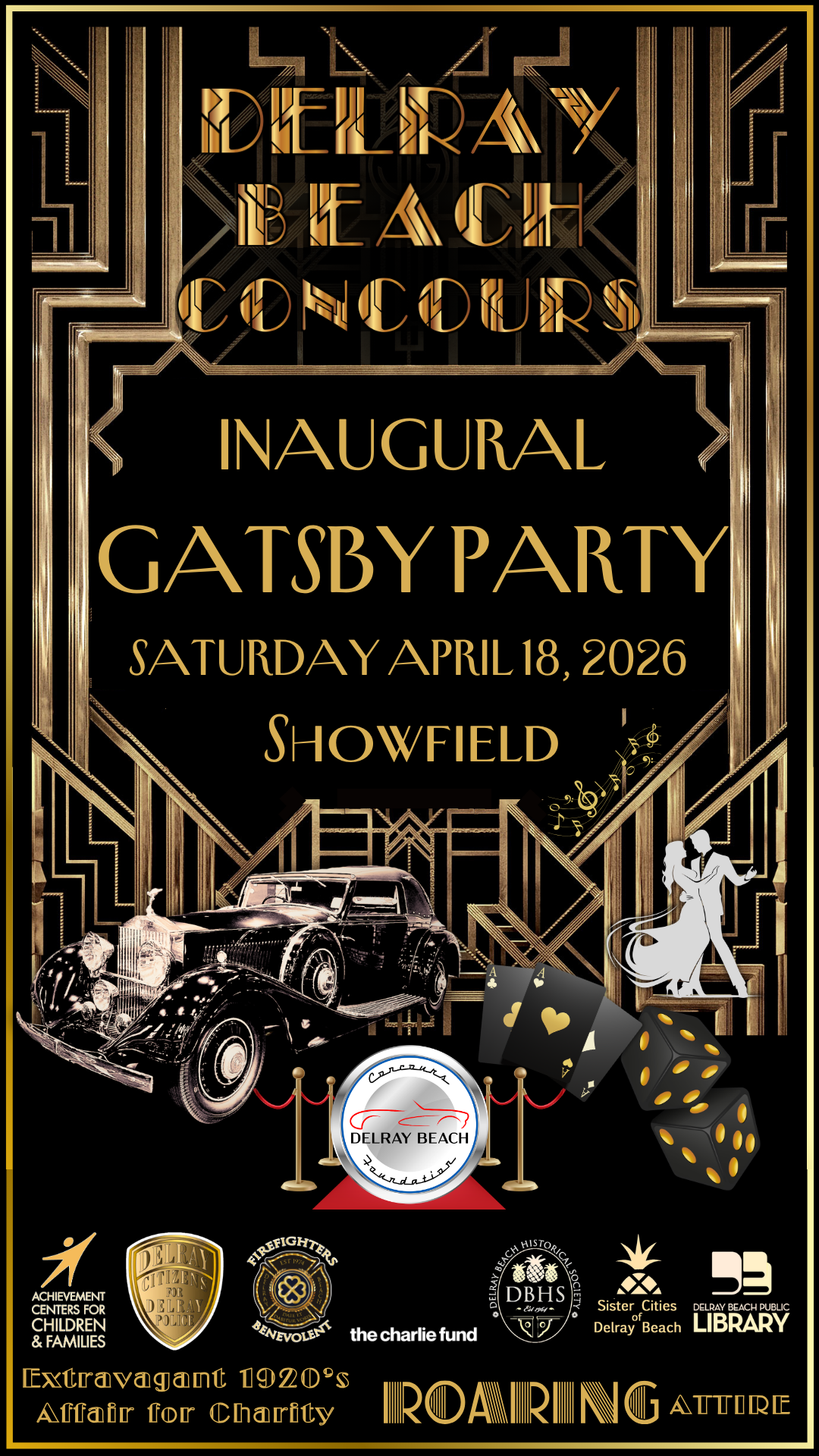 Campaign cover image for Delray Beach Concours VIP Gatsby Party Under the Stars