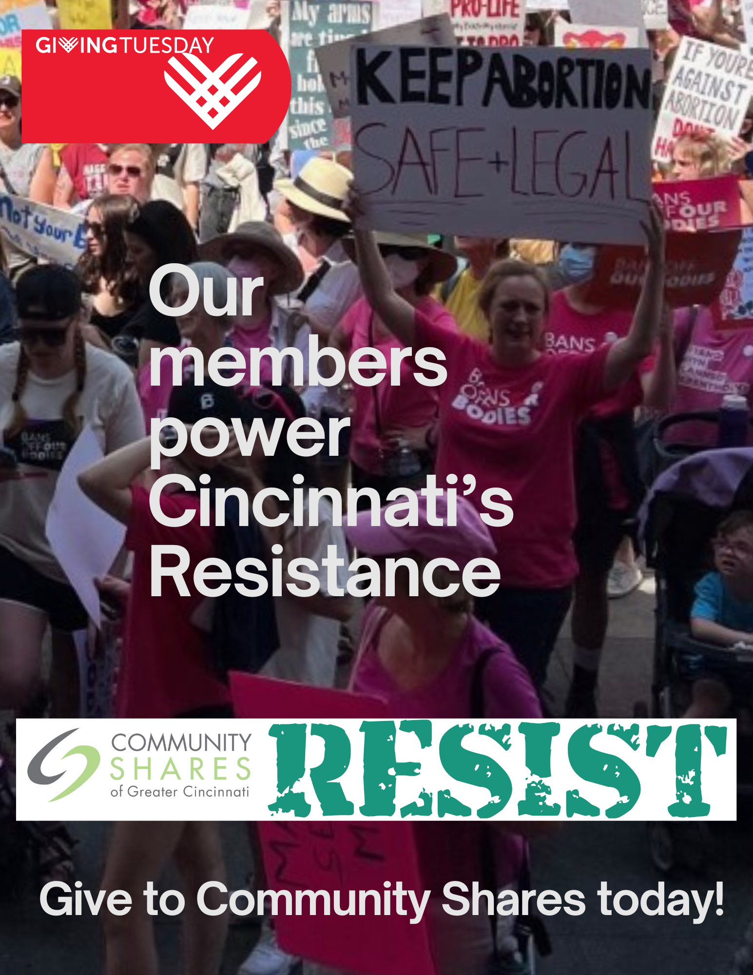 Campaign cover image for 2025 Giving Tuesday at Community Shares of Greater Cincinnati