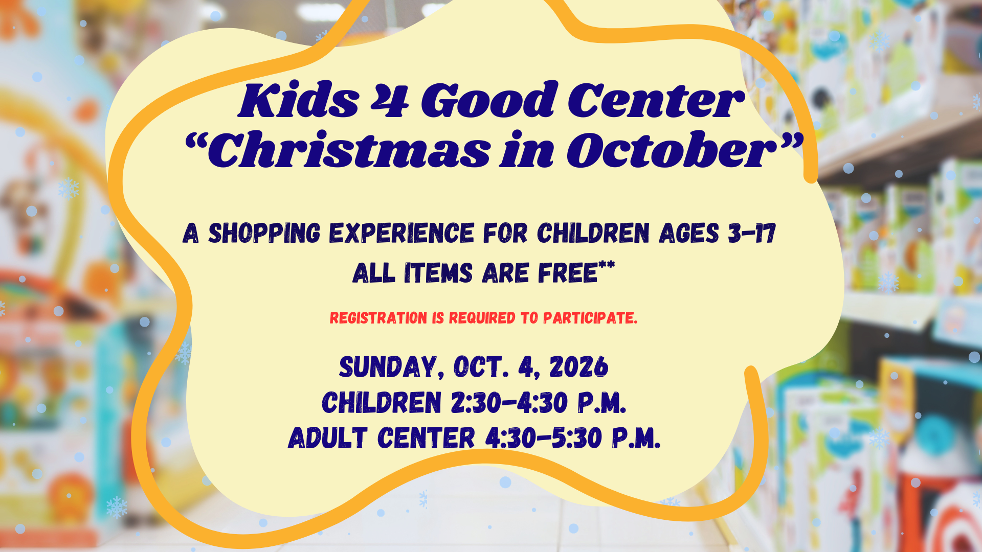 Campaign cover image for “Christmas in October”