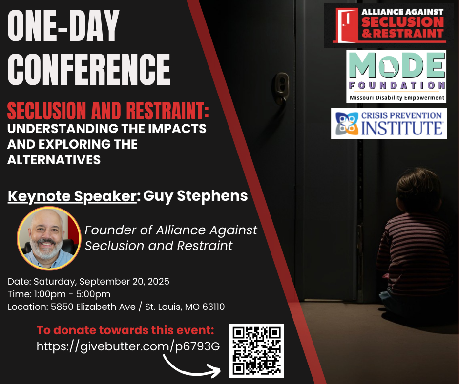 Campaign cover image for Bring Alliance Against Seclusion and Restraint to Missouri!