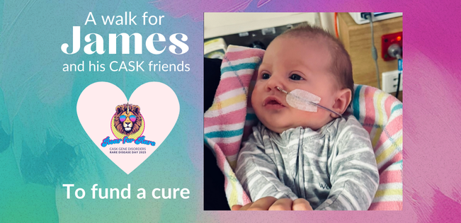 Campaign cover image for Fundraising Walk for CASK Gene Disorders with MICPCH