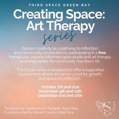 Campaign cover image for Creating Space: An Art Therapy Workshop Series