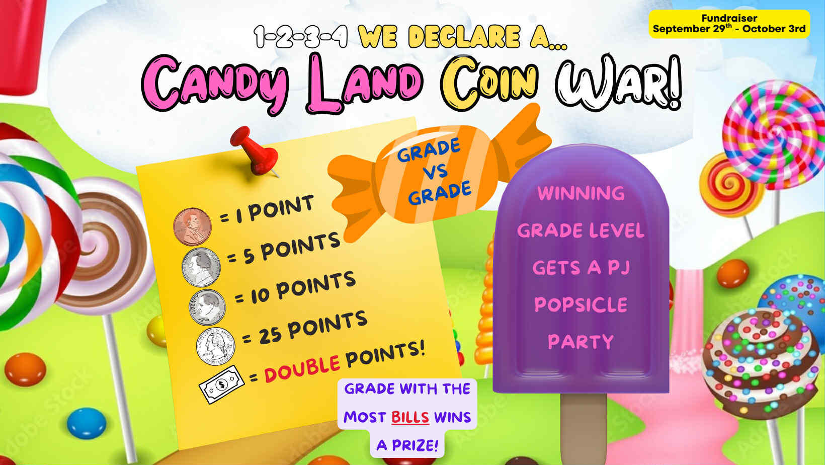 Campaign cover image for SVES Candy Land Coin War 2025